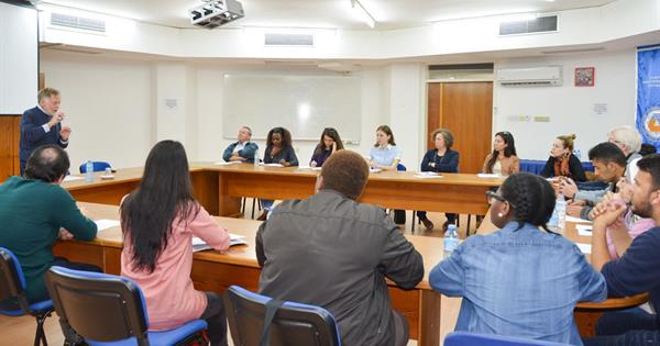 Former Faculty Member Prof. Dr. Steve Bosworth Delivers a Seminar in EMU